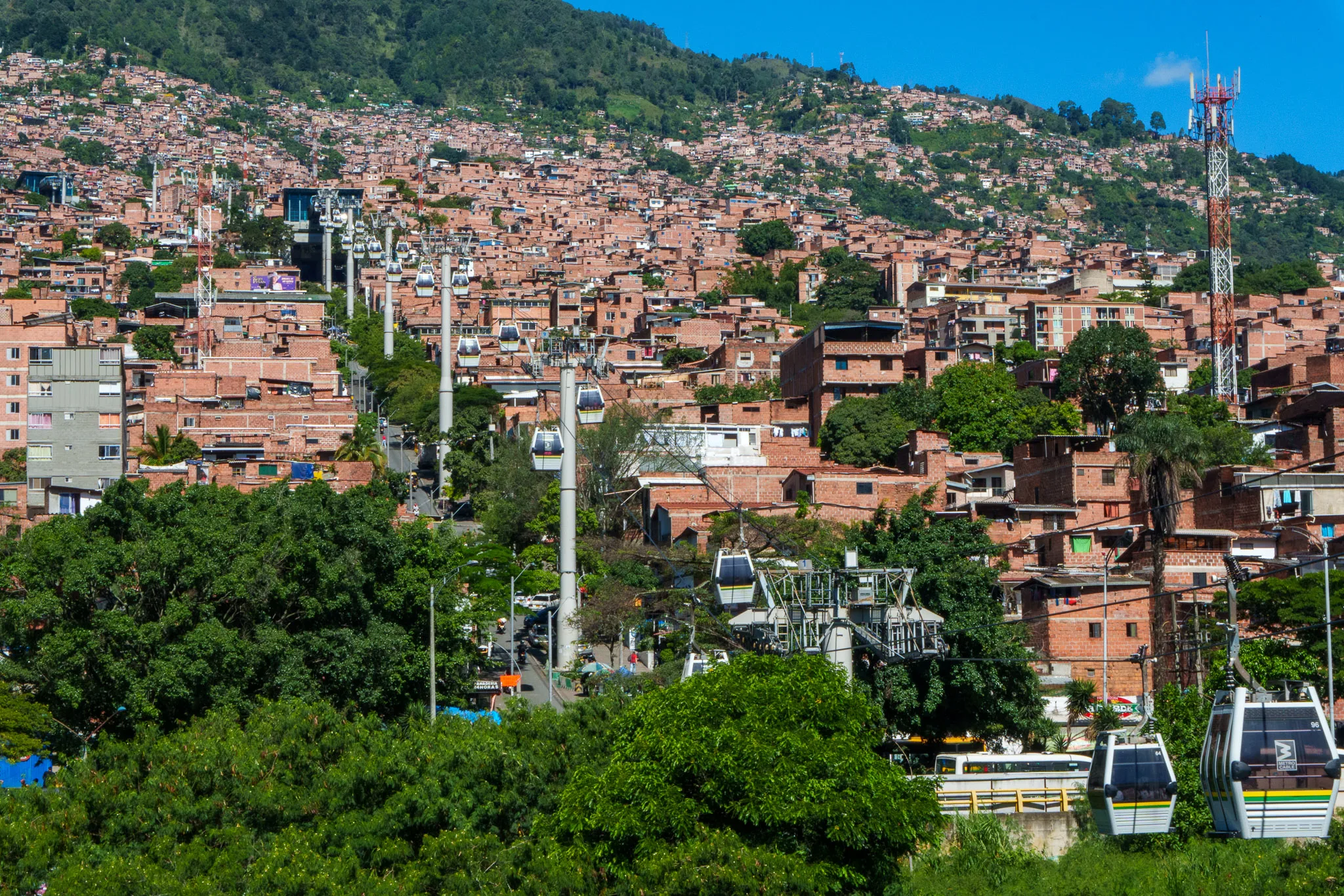 metro cable in medellin