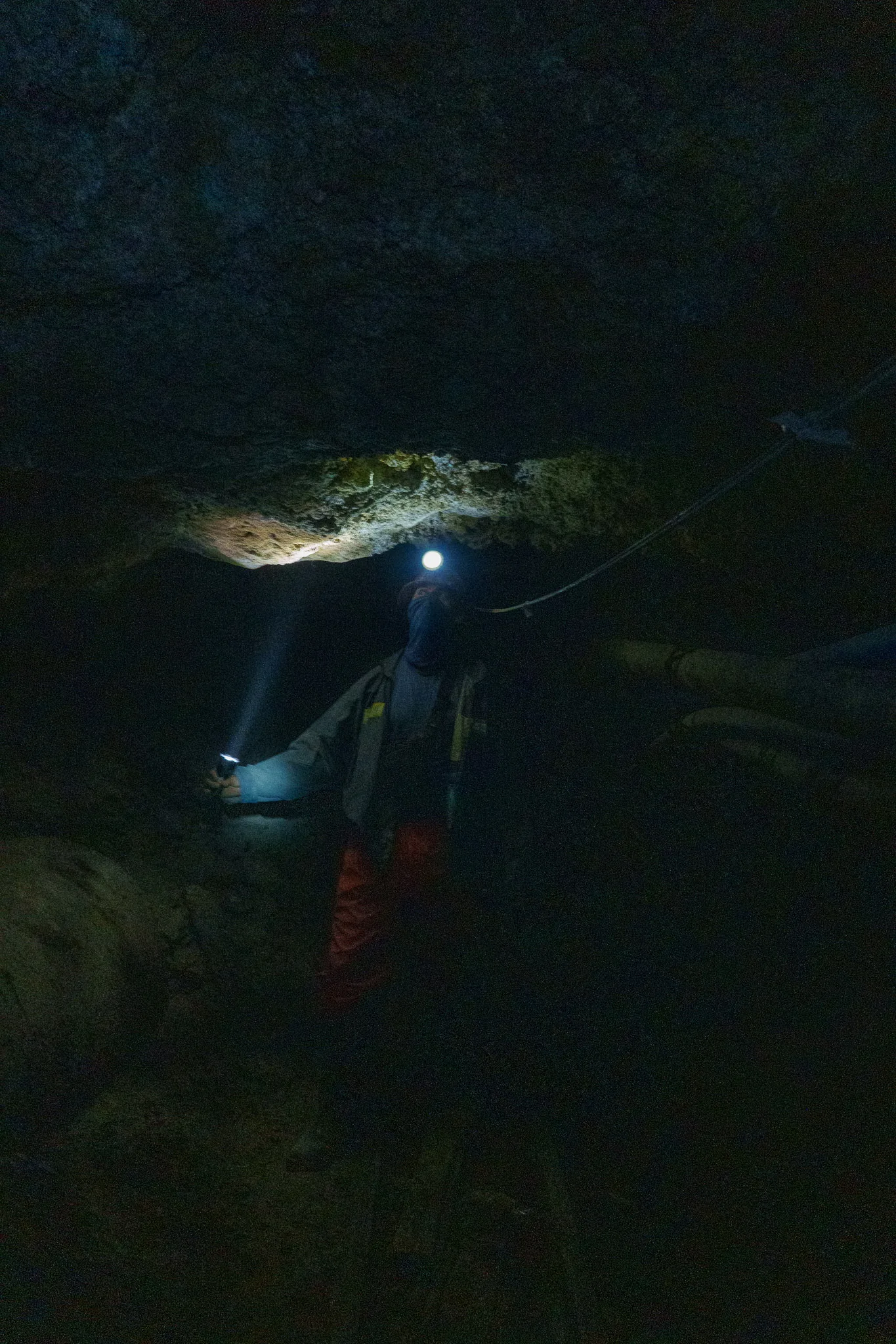 Me ( HorizonHugo) inside the mines of Cero Rico. the height of the mines are small and you need light to see inside.
