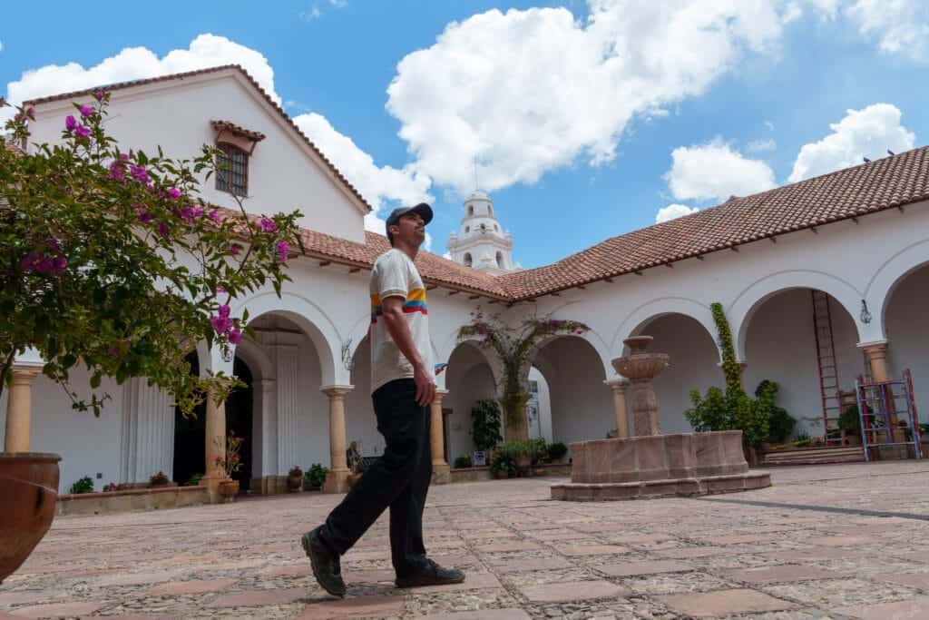 "Casa de la Libertad" in Sucre. this is the patio inside the house.