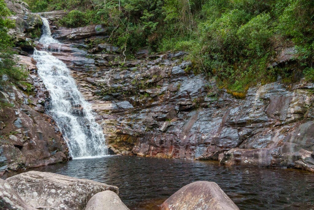 Cachoeira da Ladeira in the chapada Diamantina national Park, Brazil.